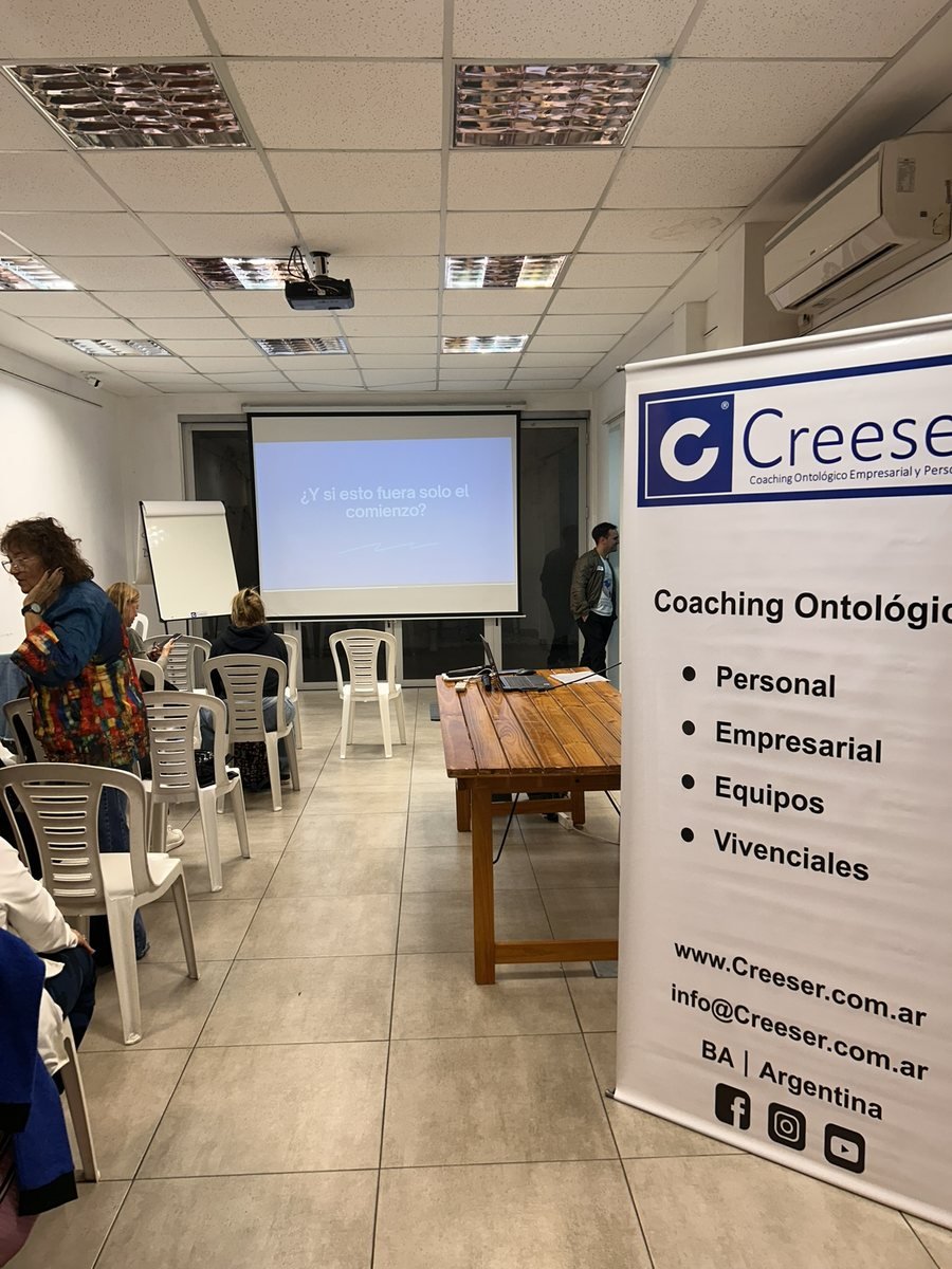 Sala preparada para un entrenamiento Creeser